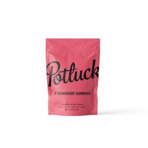 Potluck Strawberry THC Gummies 200mg