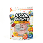 Sour Squares – Sour Variety Gummies – 1000mg