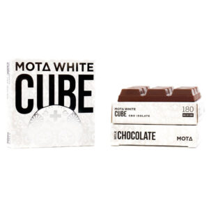 Mota White CBD Milk Chocolate Cube
