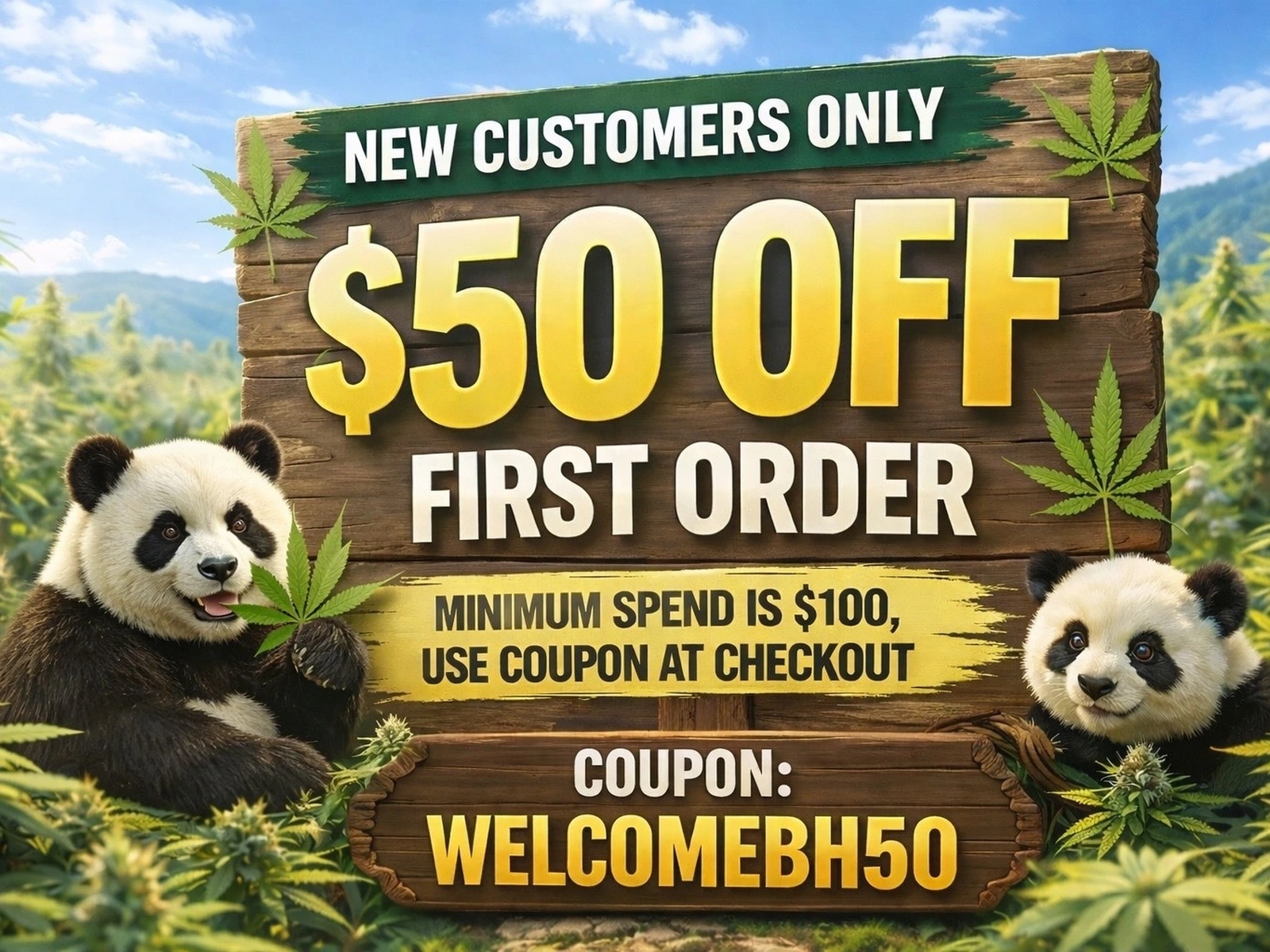 New Customers Ger $50 OFF